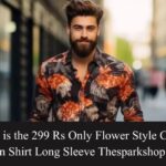 299 rs only flower style casual men shirt long sleeve thesparkshop.in