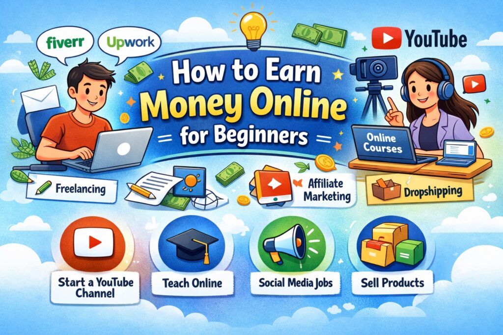 How to earn money online for beginners