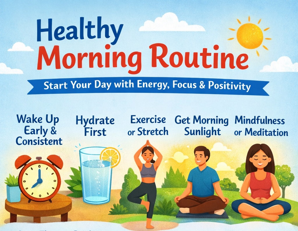 Healthy morning routine