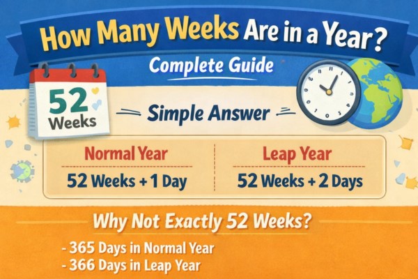 How Many Weeks Are in a Year