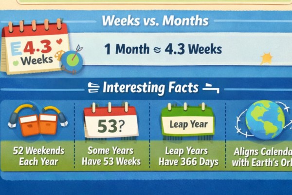 How Many Weeks in a Year