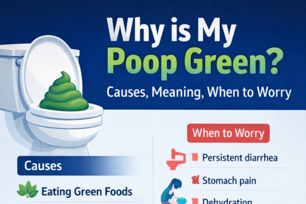 why is my poop green