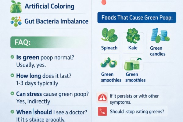 why is my poop green