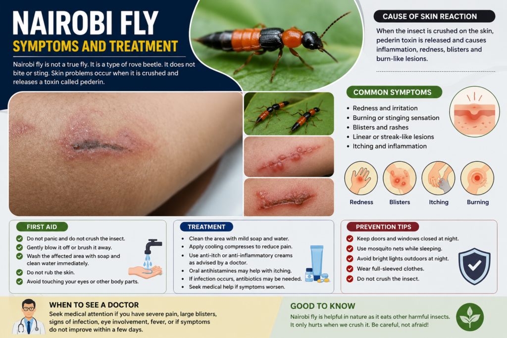 Nairobi Fly Symptoms and Treatment