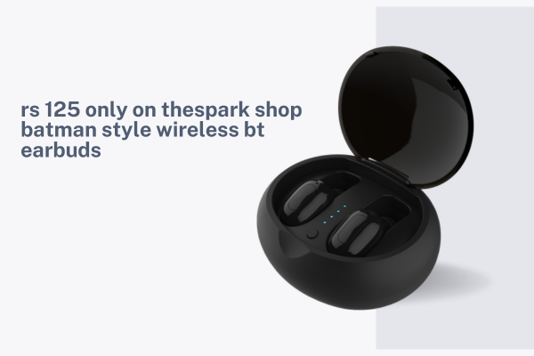 rs 125 only on thespark shop batman style wireless bt earbuds